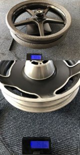 カーボンホイール重量比較