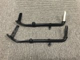 1インチロングスキックスタンド ツーリング用 ブラック /クローム