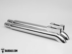 画像3: Bad Dad's new Turn Down Exhaust M8ツーリングモデル用