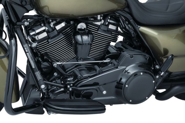 画像2: Precision トランスミッショントップカバー  M8ツーリング用 ブラック (2)