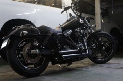 画像8: SADDLEMEN ヘルズダウン ソロシート 06年以降のダイナ用(背の低い方向けのシート)