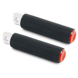 画像1: NESS KNURLED フットペグ&シフター レッド