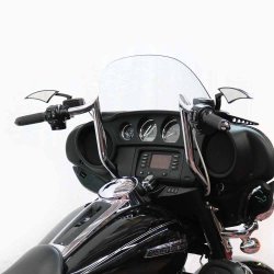 画像4: モンキーバガーバー 2014年以降のバットウイング用8/10/12/14/16インチ クローム 配線加工済み