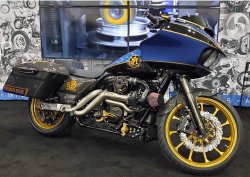 画像5: Performance Machine M8ツーリングモデル用 ミッドコントロールキット ブラック/ゴールド