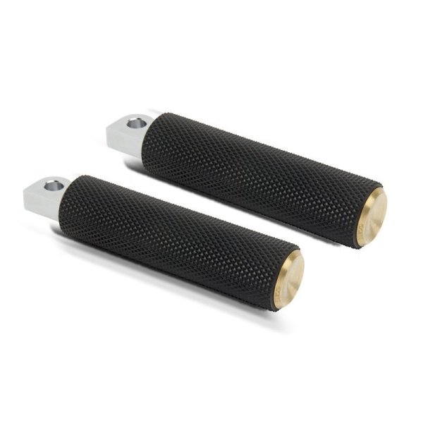 画像2: NESS KNURLED フットペグ&シフター ブラス (2)