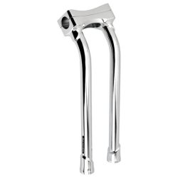 画像3: BILTWELL MURDOCK OS 1-1/8インチハンドル用 14インチプルバックライザー