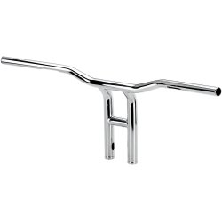 画像6: Biltwell 1-1/8インチ Tyson XL プルバック Tバー クローム