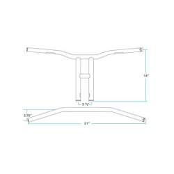 画像7: Biltwell 1-1/8インチ Tyson XL  Tバー ブラック