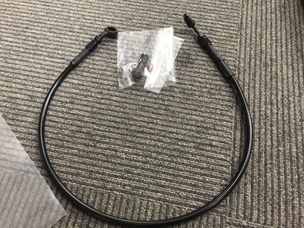 画像3: BURLY BRAND Tバー用コンプリートケーブルキット M8ソフテイル　ダブルディスクモデル (3)