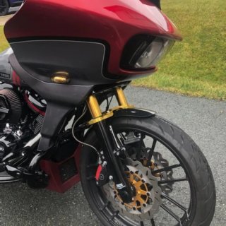 NESSカーボン ショートフェンダー 23.5 CVO + 24 ツーリング用カーボン