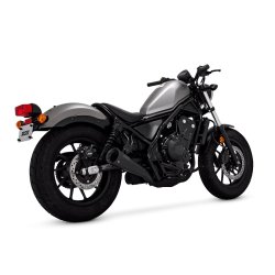 画像1: VANCE&HINES レブル250/500 UPSWEEP スリップオン マットブラック 