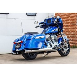 画像5: S&S ブロードヘッドスリップオンマフラー フィッシュテールエンド クローム