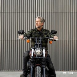 画像8: BILTWELL MURDOCK OS 1-1/8インチハンドル用 10インチプルバックライザー