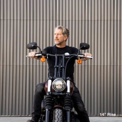 画像8: BILTWELL MURDOCK OS 1-1/8インチハンドル用 14インチプルバックライザー