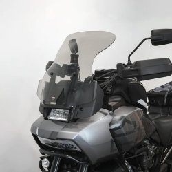 画像1: FLARE WINDSHIELD 15.5インチスモーク Pan America用 