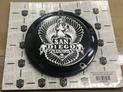 画像2: SAN DIEGO CUSTOMS  EASY ダービーカバー M8ソフテイル用　グロスブラック