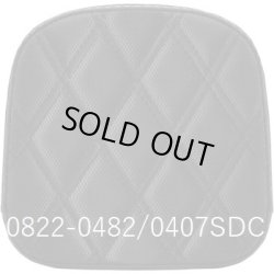 画像3: SDCグリッパーシートマッチデザイン HD純正トライアングルバックプレート向けパッド レッドステッチ