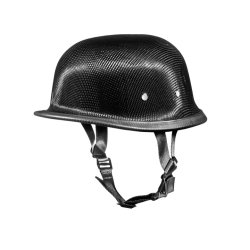 画像1: ジャーマンカーボンハーフヘルメット