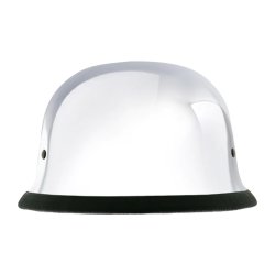 画像3: ジャーマン クロームハーフヘルメット