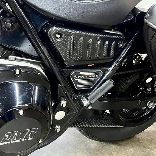 DMR FXRルーバーカーボンサイドカバー DEATH METAL RACING FXR