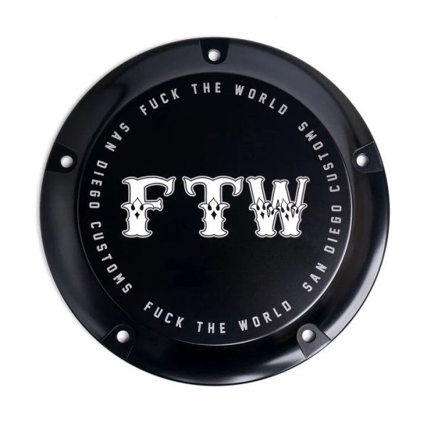 画像2: SDC  FTW ダービーカバー M8ツーリング用　ブラック (2)