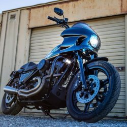 画像1: SADDLEMEN MINI FXRTカウル FXR用