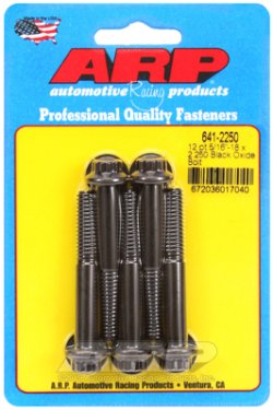 画像1: ARP Black Oxide ボルト 5/16˝-18 2.250˝ 5個セット　