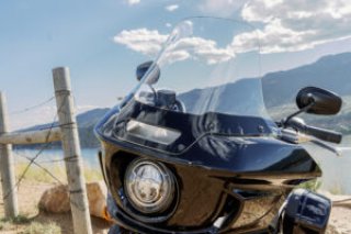 FLARE WINDSHIELD 8インチダークスモーク ローライダーST/LOW RIDER ST