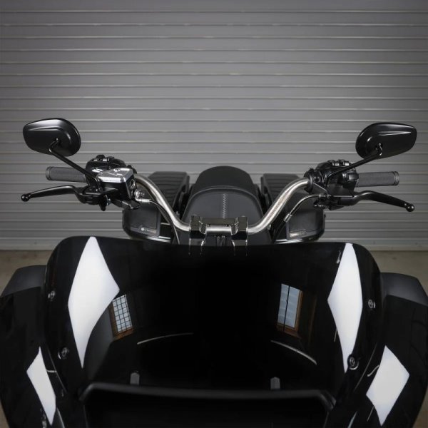 画像4: Thrashin Supply  ハイベンドハンドル ステン  2023.5年以降新型ハンドルコントロール用 (4)