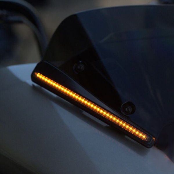 画像2: 新型ロードグライド用 LEDシールドトリム (2)