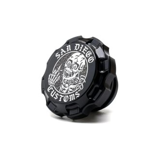 SAN DIEGO CUSTOMS FTW ラジアル ハーレー ガスキャップ SAN DIEGO CUSTOMS FTW サークル ハーレー ガスキャップ クローム SAN
