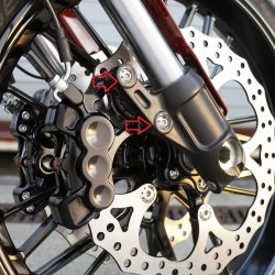 画像4: Ness チタンフロントキャリパーマウントボルトキット