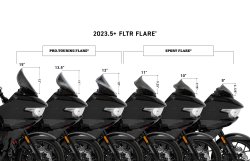 画像10: クロックワークス フレアスポーツシールド 8インチ  2024以降 ロードグライド用 全4色