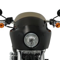 画像1: メンフィスシェード ロードウォリアー用カフェスタイル 7インチシールド スモーク