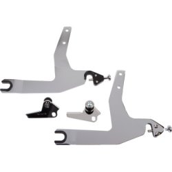 画像4: COBRA 200mm ソフテイル用デタッチャブル シーシーバー 11インチ クローム/ブラック
