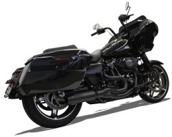 画像2: Mid-Length 2-1 スーパーバイクフルエキゾースト M8パフォーマンスバガー　ブラック