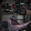 画像2: SDC プロシリーズグリッパーシート バックレスト 2023CVO/2024年以降用 カラーステッチ各色 (2)