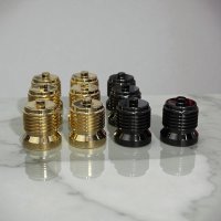 BAMCO FLOステンレススチールオイルフィルター ゴールド/ブラッククローム