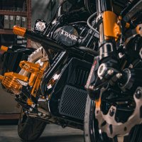 OG ハイウェイペグ付きクラッシュバー2024年以降ツーリングモデル用（Traskターボ対応）