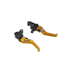画像1: アジャスタブルショートクラッチ＆ブレーキレバーセット 25年以降ソフテイル用