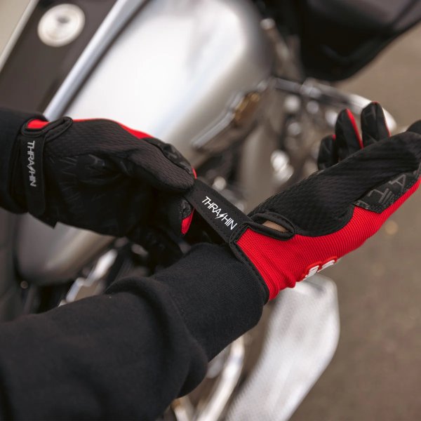 画像6: Thrashin Supply オフィシャル レッド ステルスグローブ  (6)