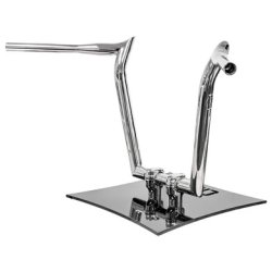 画像5: CMC ELEV8 ハンドル 16インチ 2025年以降のソフテイル用 ブラック/クローム