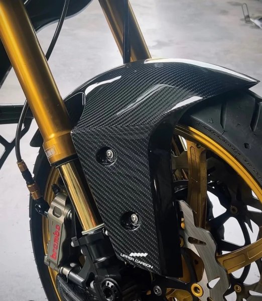 画像3: Upper carbon プラチナムシリーズ ストリートレーサー フロントフェンダー (3)