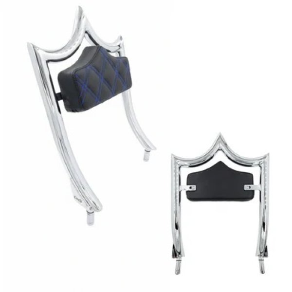 画像4: CMC エル・レイ トライク用 デタッチャブルバックレスト クローム (4)