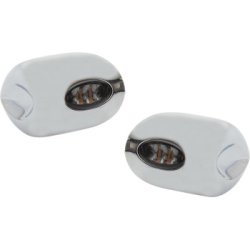 画像4: 特価:KODLIN ロードグライド用LEDフロントウインカー エリプス ブラック/クローム