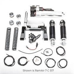 画像2: American Suspension コンプリートエアサスキット2023年以降のハーレーダビッドソンCVO倒立用