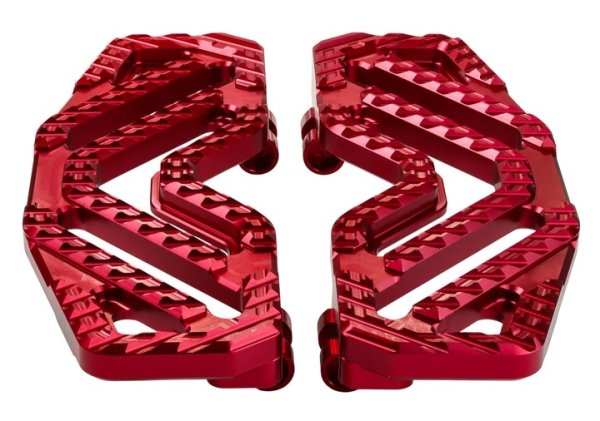 画像3: SAVAGE V5 BAGGER フロアボード ブラック/レッド/ゴールド (3)