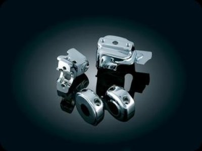画像1: CHROME BRAKE&CLUTCH CONTROL DRESS-UP KIT 96-2013ツーリングモデル用