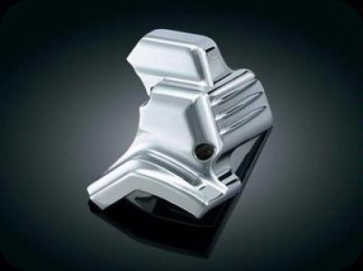 画像1: スターターモーター クロームカバー 2007年以降のツーリングモデル用