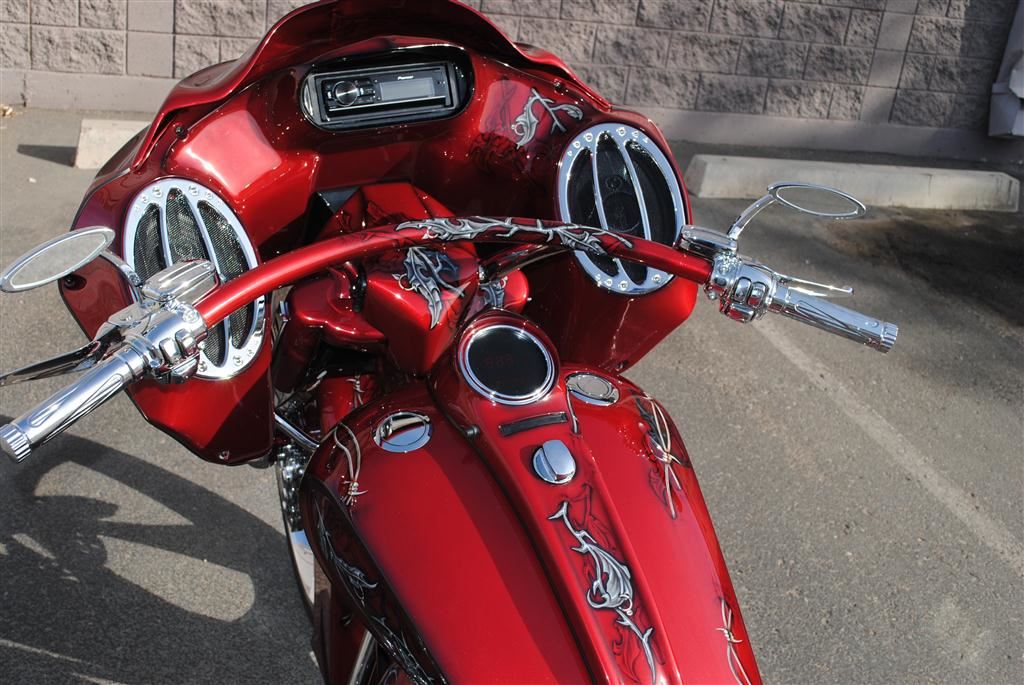 Hot Rod Road Glide Road King Bar ハンドルバー ジョン ショープ ダーティーバードコンセプト/John